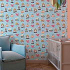 Papel De Parede Adesivo Figurinhas N010189