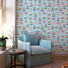 Papel De Parede Adesivo Figurinhas N010189