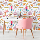 Papel De Parede Adesivo Figurinhas N010195