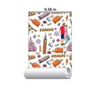 Papel De Parede Adesivo Figurinhas N010195