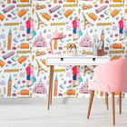 Papel De Parede Adesivo Figurinhas N010195