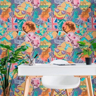 Papel De Parede Adesivo Figurinhas N011136