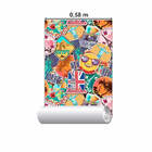 Papel De Parede Adesivo Figurinhas N011136