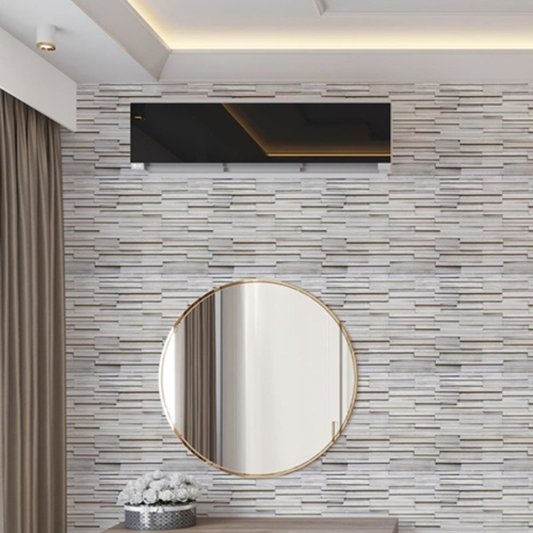 Papel De Parede Adesivo Filetes Pedra Np101