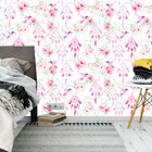 Papel De Parede Adesivo Filtro Dos Sonhos Beija Flor Branco C