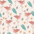 Papel De Parede Adesivo Flamingo Folhas N05193
