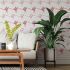 Papel De Parede Adesivo Flamingos N03119