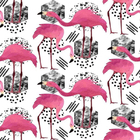Papel De Parede Adesivo Flamingos N06035