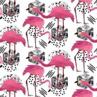 Papel De Parede Adesivo Flamingos N06035