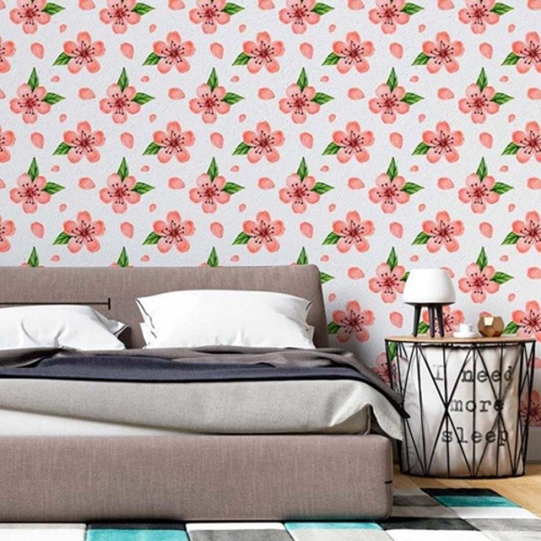 Papel De Parede Adesivo Flor Cerejeira  N06127