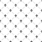 Papel De Parede Adesivo Flor-de-lis N09009