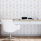 Papel De Parede Adesivo Flor E Folhas N09057