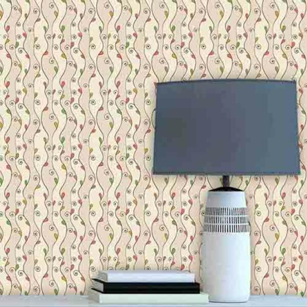 Papel De Parede Adesivo Floral 1371