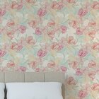 Papel De Parede Adesivo Floral 2,70x0,57m