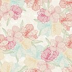 Papel De Parede Adesivo Floral 2,70x0,57m