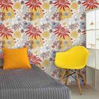 Papel De Parede Adesivo Floral 210121