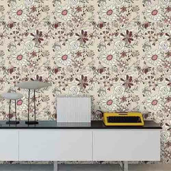 Papel De Parede Adesivo Floral 210139