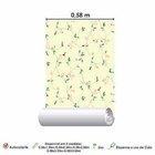 Papel De Parede Adesivo Floral 695