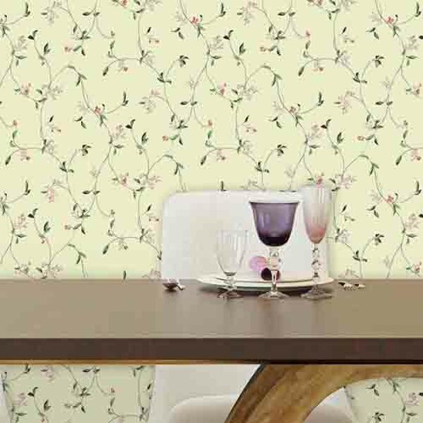 Papel De Parede Adesivo Floral 695