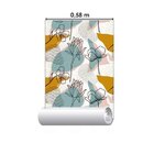 Papel De Parede Adesivo Floral Abstrato N014143