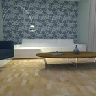 Papel De Parede Adesivo Floral Azul 210208