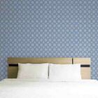 Papel De Parede Adesivo Floral Azul 751249097