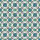 Papel De Parede Adesivo Floral Azul N03038 0,48x2,5m