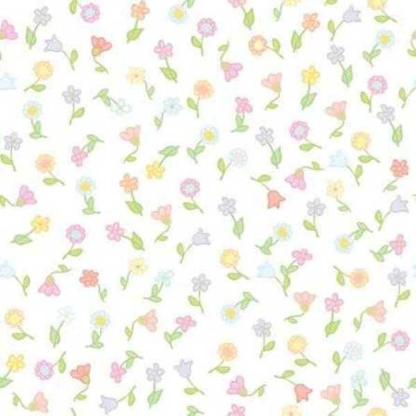 Papel De Parede Adesivo Floral Branco 010821 Rolo 0,58x3m