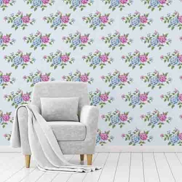 Papel De Parede Adesivo Floral Classico 751249094