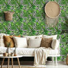 Papel De Parede Adesivo Floral Com Folhas Tropicais 2,5mx50cm