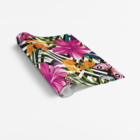 Papel De Parede Adesivo Floral Flores Lilás Com Borboletas 3m