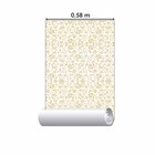 Papel De Parede Adesivo Floral Folha N02002 0,48x2,5m
