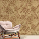 Papel De Parede Adesivo Floral Mod 246 Vinílico 60x300cm