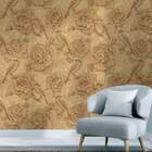 Papel De Parede Adesivo Floral Mod 246 Vinílico 60x300cm