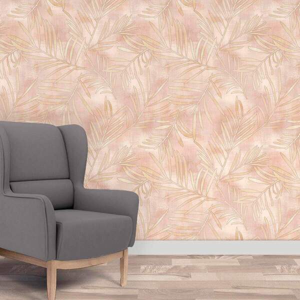 Papel De Parede Adesivo Floral Mod 356 Vinílico 60x300cm