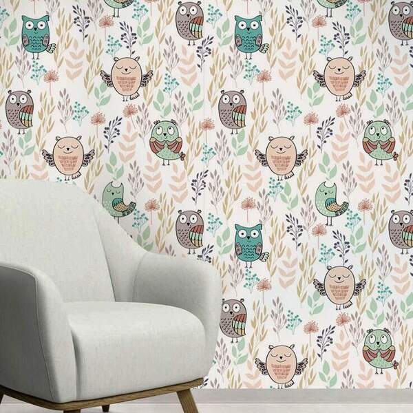 Papel De Parede Adesivo Floral Mod 491 Vinílico 60x300cm