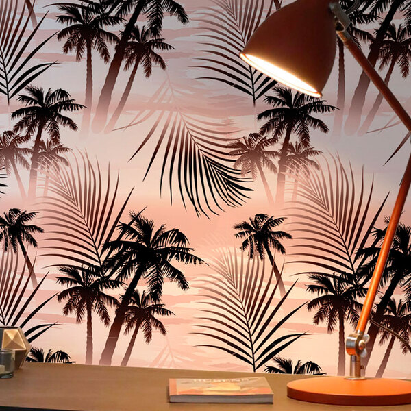 Papel De Parede Adesivo Floral Mod 561 Vinílico 60x300cm