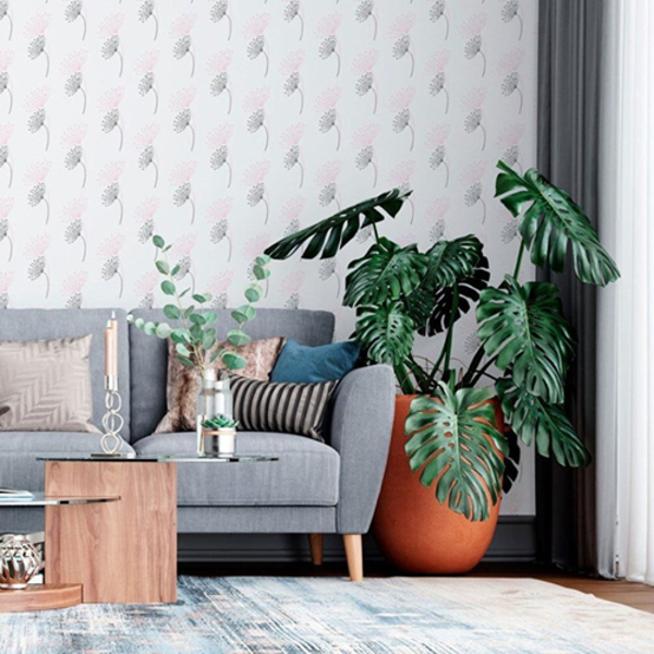 Papel De Parede Adesivo Floral N013090