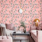 Papel De Parede Adesivo Floral N013124