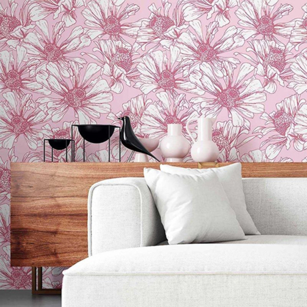 Papel De Parede Adesivo Floral N02199