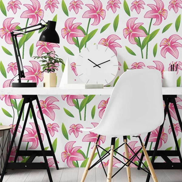 Papel De Parede Adesivo Floral N02218