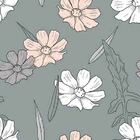Papel De Parede Adesivo Floral N06155