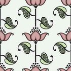 Papel De Parede Adesivo Floral Rosa 1140