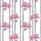 Papel De Parede Adesivo Floral Rosa 257131162