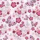 Papel De Parede Adesivo Floral Rosa 5