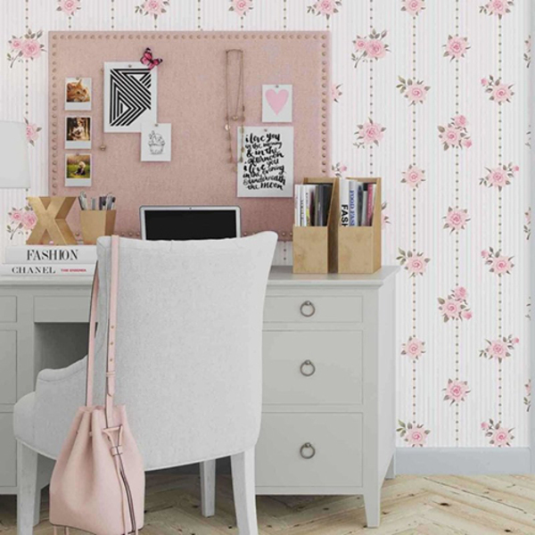 Papel De Parede Adesivo Floral Rosas 292153838