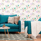 Papel De Parede Adesivo Floral Rosas N012008