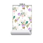 Papel De Parede Adesivo Floral Rosas N012008