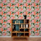 Papel De Parede Adesivo Floral Rosas N013185