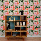 Papel De Parede Adesivo Floral Rosas N013185